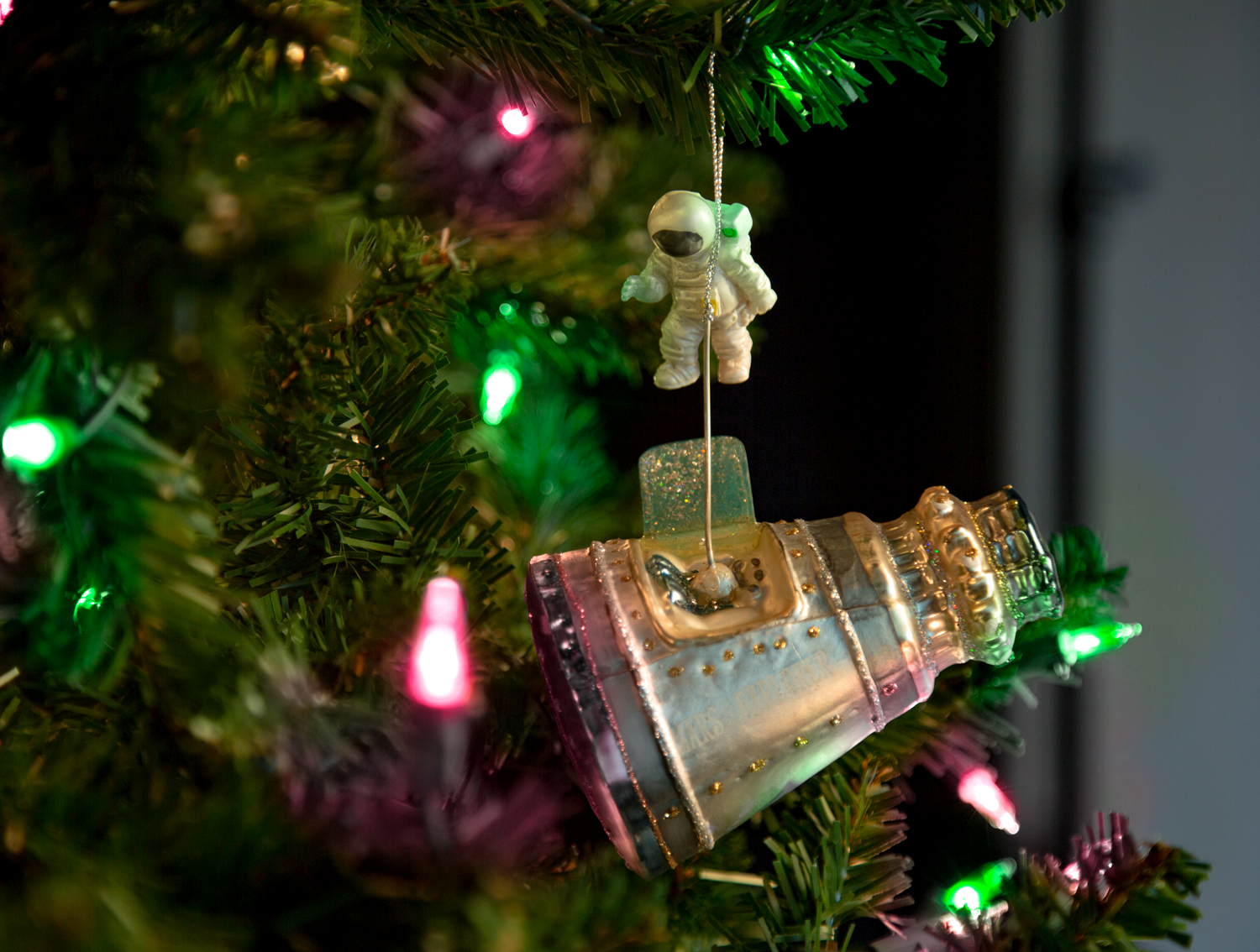 Party Rock | Spaceman Glass Ornament
