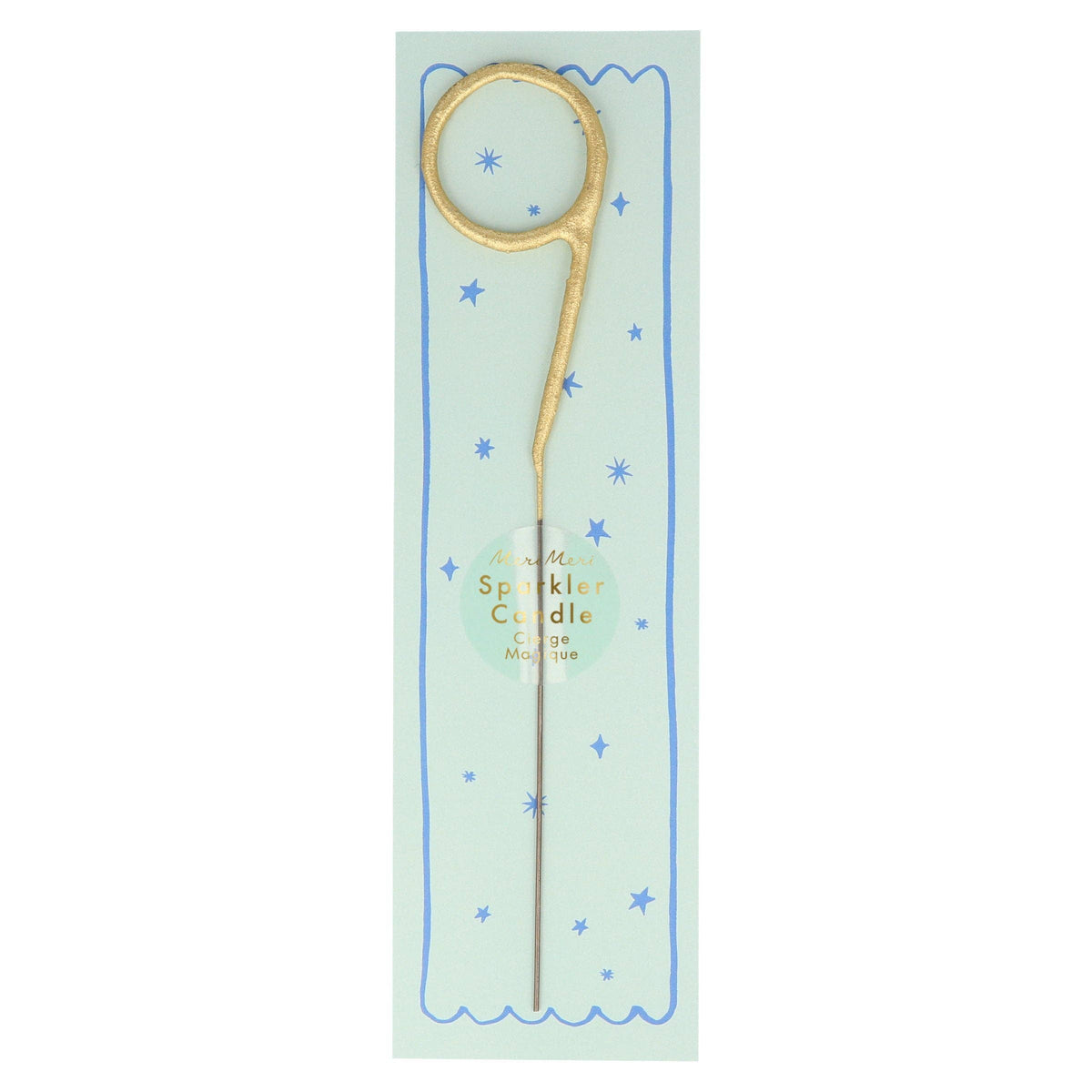 Gold Sparkler Numbers 0 to 9 Candles
