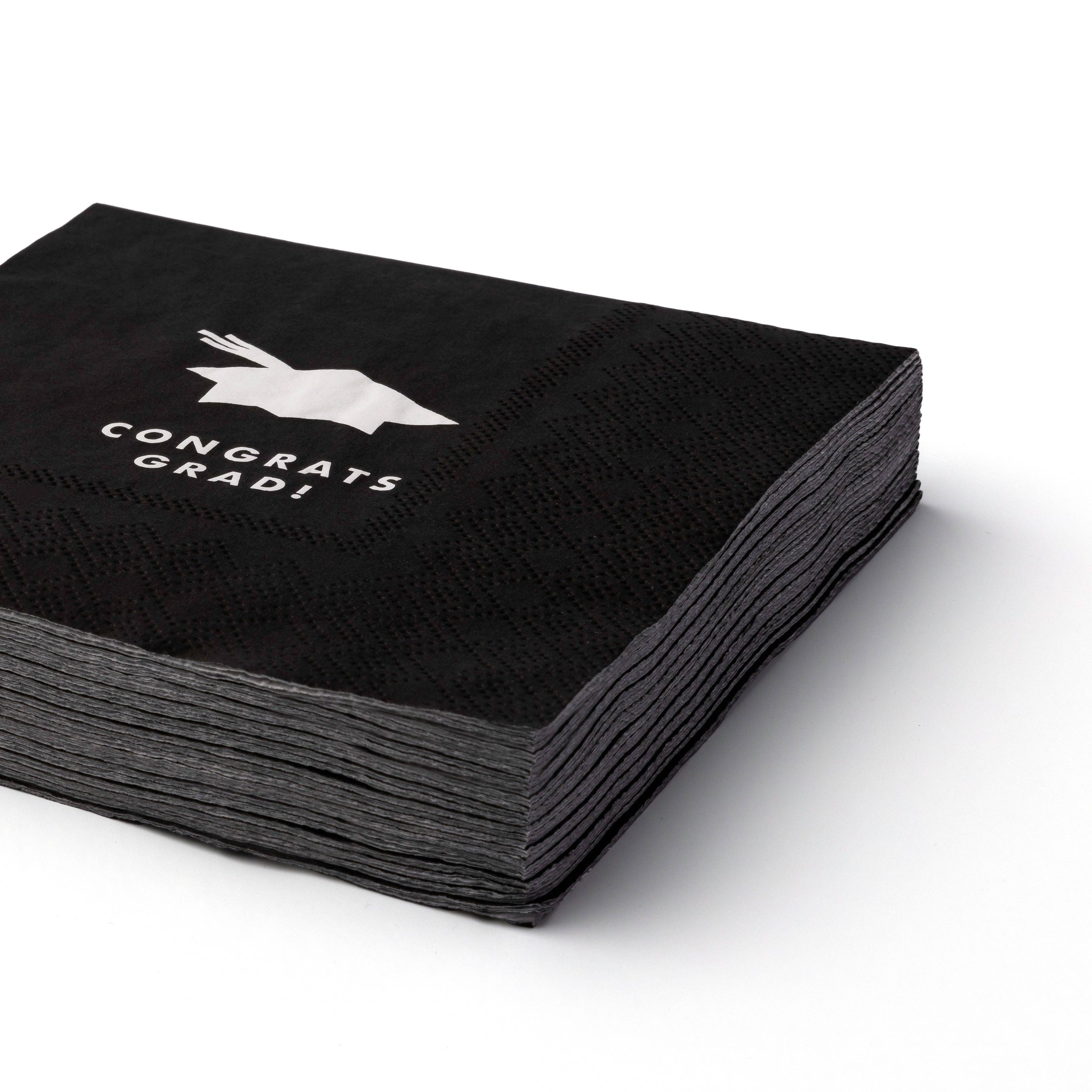 CONGRATS GRAD COCKTAIL NAPKINS