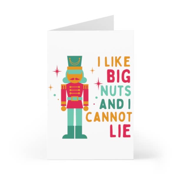 Nutcracker Funny Christmas Card - Funny Cute Holiday Cards