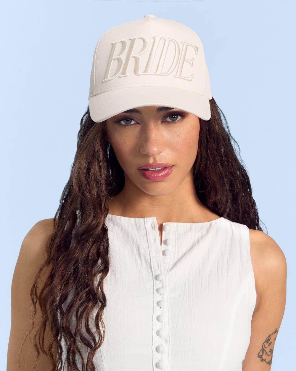 Bride Trucker Hat - Bachelorette Gift, Hair Accessory