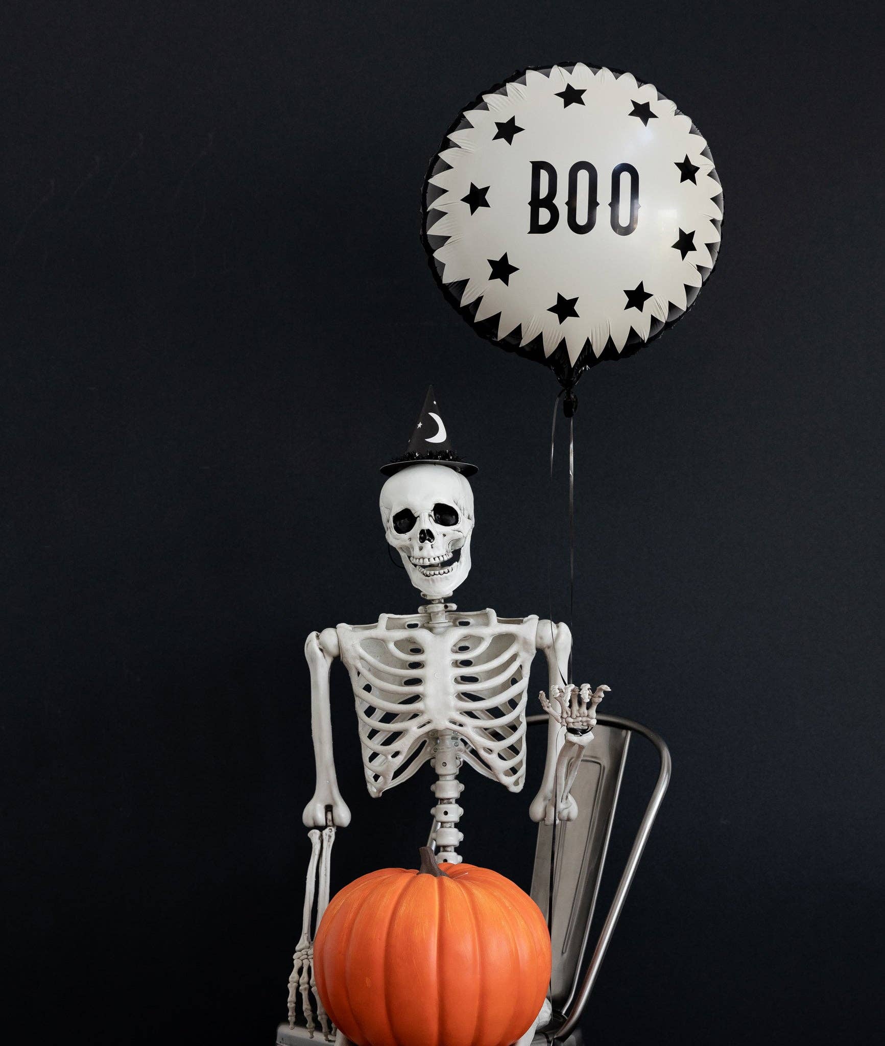 VHP915 -  Vintage Halloween Boo Mylar Balloon
