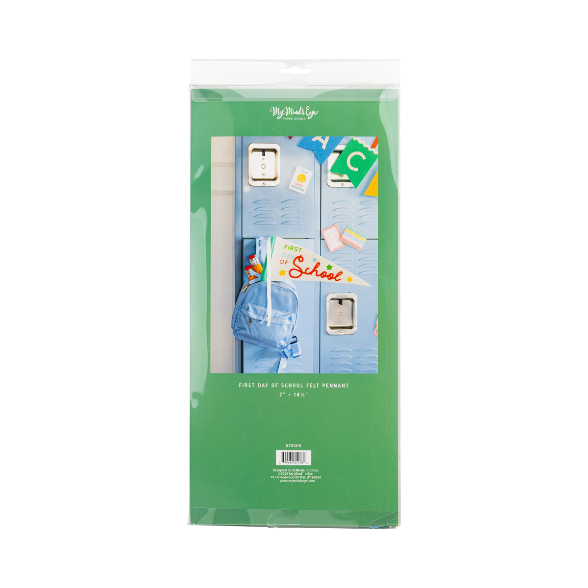 BTS1215 - First Day Felt Pennant