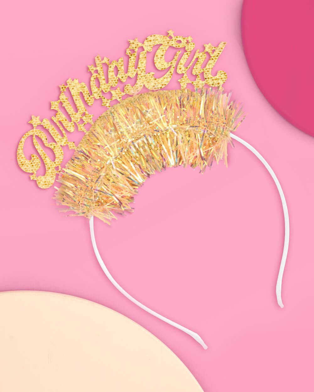 Golden Girl Birthday Headband - birthday party, accessory