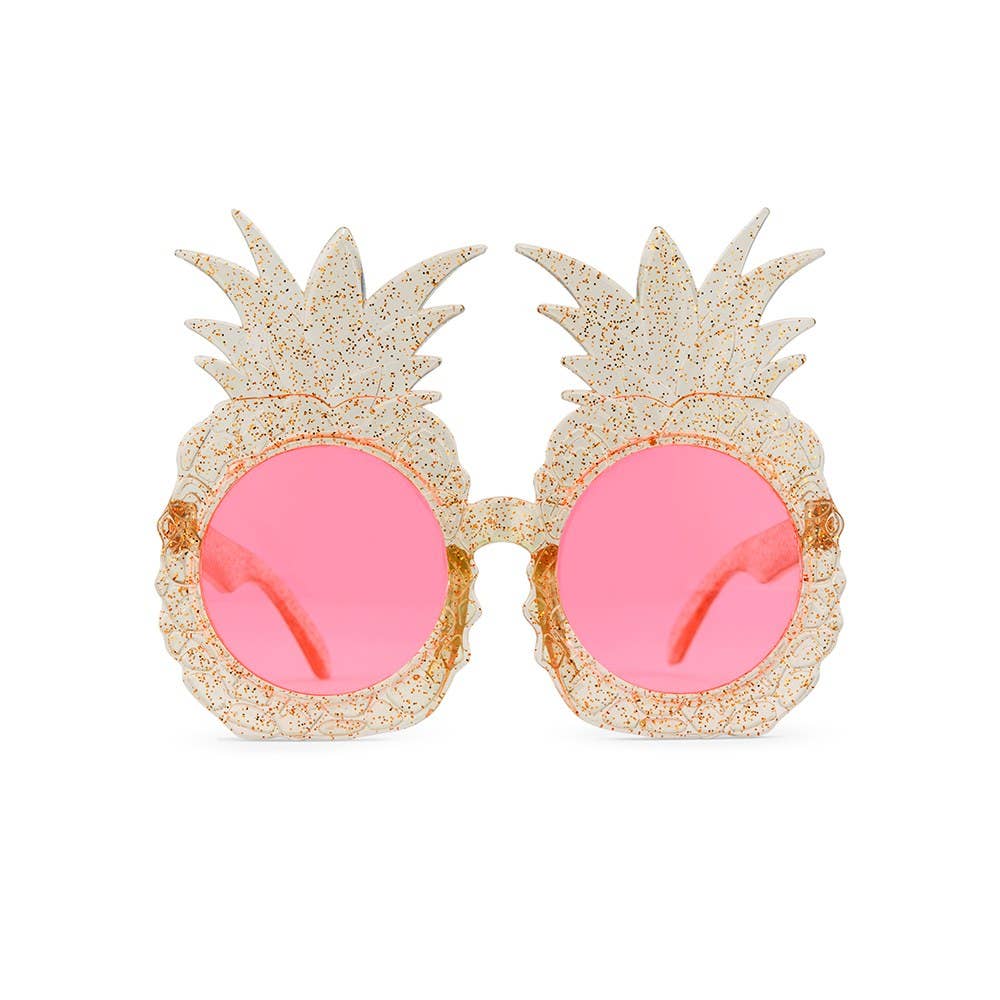 Women's Bachelorette Party Sunglasses - White Hearts