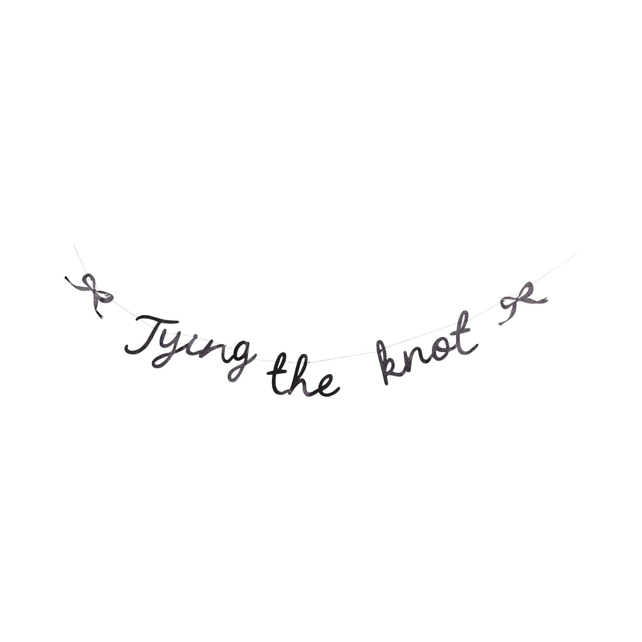 PLBLW02 - Tying the Knot Glitter Banner